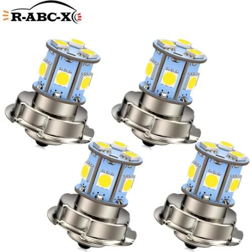 2pcs DC 10-80V 6V 12V Motorbike P26S 3W LED 9SMD 5050 Motorcycle Headlight Bulb lamp 270LM 6000K White Light 12V 24V 30V 48V