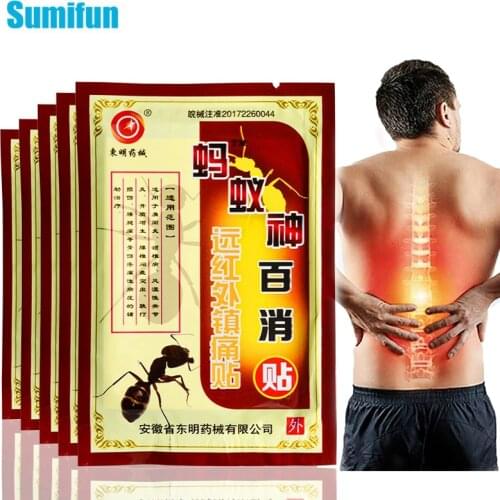 Sumifun 64Pcs/8Bags Pain relief orthopedic plasters medical Muscle aches pain relief patch muscular fatigue Arthritis C510