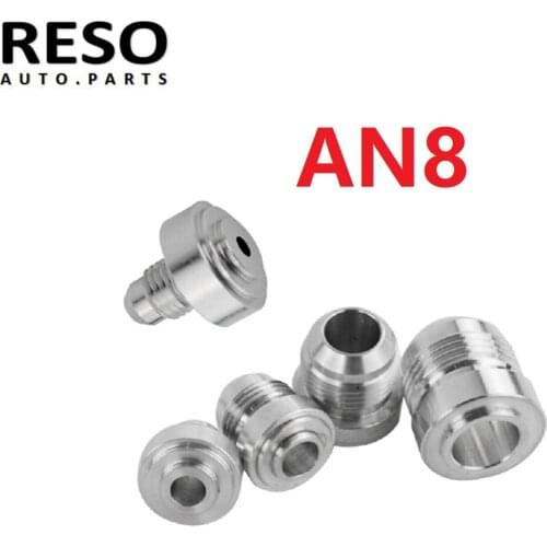 AN8 -AN Straight Male Weld Fitting Adapter Weld Bung Nitrous Hose Fitting
