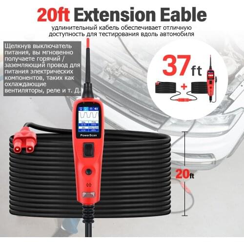 Autel PowerScan PS100 Auto Circuit Tester Diagnostic AVOmeter Test Tool Автомобильный сканер OBD2