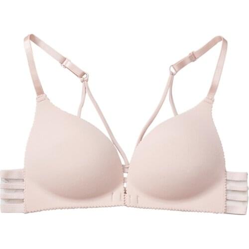 Breathable Bralette Underwear Ladies Sexy Lingerie Soft Comfort Bras For Women Thin Wireless Push Up Solid Seamless Hot New