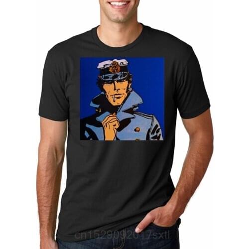T-Shirt Men Funy tshirt Corto Maltese Short Sleeve O-Neck Graphic Tops Tee men t shirt