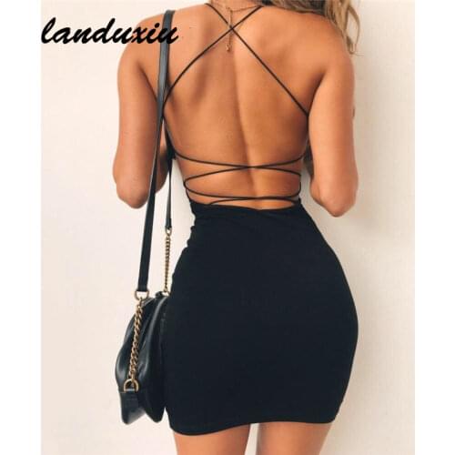 Однотонные летние платья Landuxiu China At AliExpress