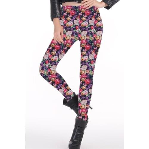 Terry Pau TP100938 Floral Patterned Leggings