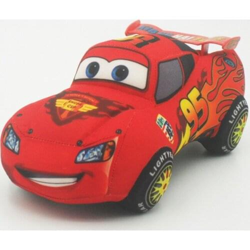 Disney Pixar Cars Kids Toys 17cm 25cm 35cm McQueen Plush Stuffed Toys Cute Cartoon Cars Plush Dolls Xmas Gifts for Boys Girls