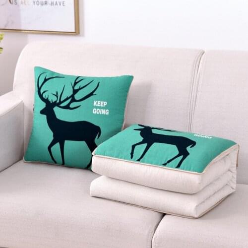 Multifunctional Linen-style Pillows Are Car Cushions Are Cartoon Printed Office Air Conditioners Are Customized Wholesale