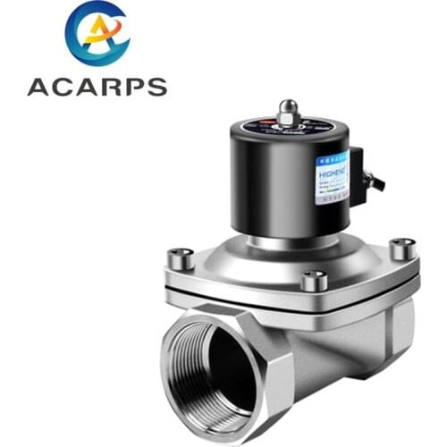 2" Stainless Steel Normally Closed Explosion Proof Solenoid Valve Water Valve Chemical Coal Mine Natural Gas Valve 220V