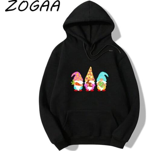 ZOGAA 2021 Brand New Hooded Sweatshirt Mens Ice Cream Printing Harajuku Youth Leisure Plus Size Thick Hoodie Student Sweatshirt