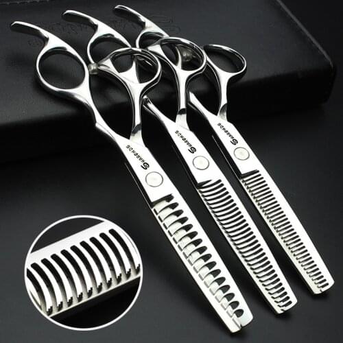 6 inch Thinning Scissors Professional Hairdressing 15-70 teeth Scissors Barber shears High quality Personality