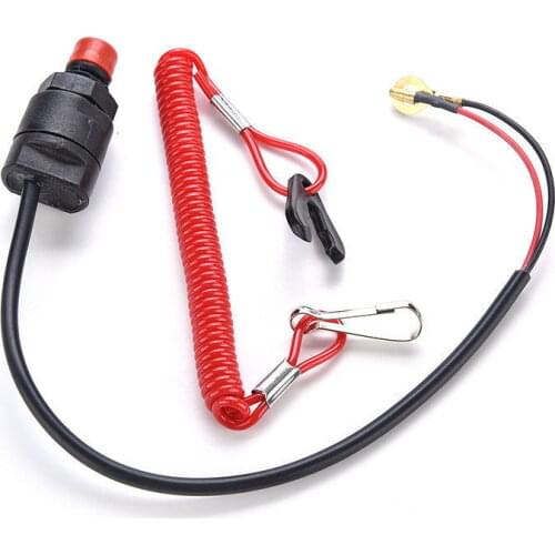 Kill Stop Switch Safety Tether Cord Lanyard LOCK FOR YAMAHA MARINE PARSUN & MANY MORE Motorboat laniard OutboardS on off Kit