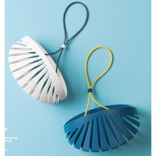 M17D Shell Shape Sink Strainer Sponge Drain Rack Hanging Basket Kitchen Organizer