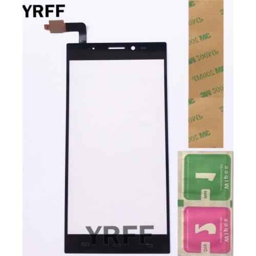 Touch Screen Glass For Doogee F5 F 5 Touch Screen Glass Digitizer Panel Lens Sensor Front Glass 5.5'' Mobile Adhesive Wipes