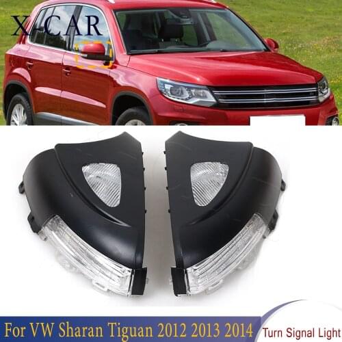 X-CAR Car LED Turn Signal Light Side Mirror Repeater Lamp Indicator Lamp 5N0 949 101 For VW Sharan Tiguan 2012 2013 2014