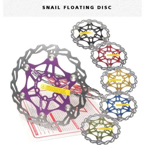 Bike Disc Brake Rotors Ultralight Floating Disc Pads 160mm/180mm/203mm Strong Heat Dissipation Floating Rotor MTB Bicycle Parts