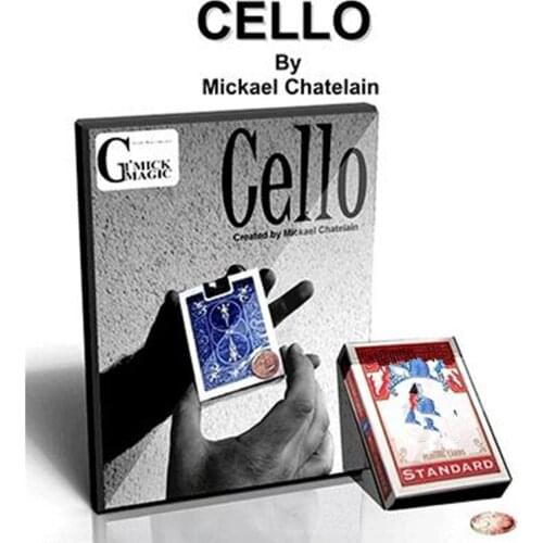 Cello (Gimmick+DVD) By Mickael Chatelain - Trick Street Magic Props Illusions Mentalism Close up Magie Fun Magician Magia Toys