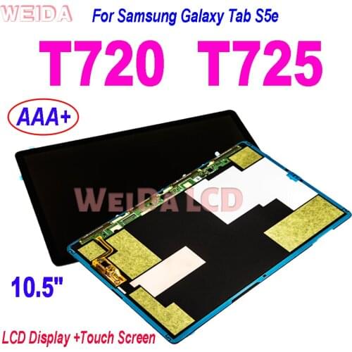10.5" AAA+ LCD For Samsung Galaxy Tab S5e SM-T720 T725 LCD Display Touch Screen Digitizer Assembly for T720 T725 Display Screen