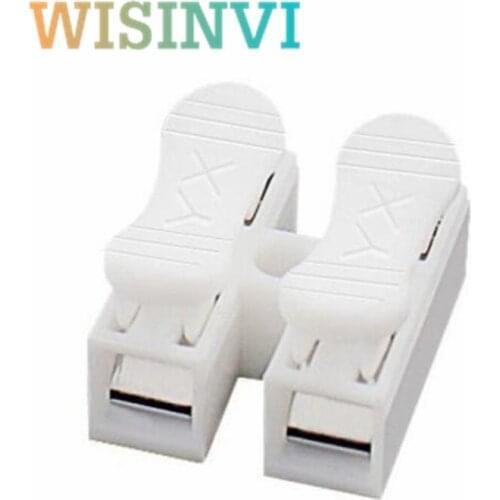 1000 PCS CH2 Quick Splice Lock Wire Connectors 2P Electrical Cable Terminals 20x17.5x13.5mm For Easy Safe Splicing Into Wires