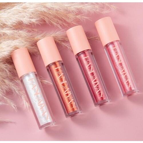 6pcs/set Sparkle Lip Gloss Pearly Shimmer Lip Stick Waterproof Long-lasting Lip Gloss Beauty Cosmetics Makeup Lip Makeup