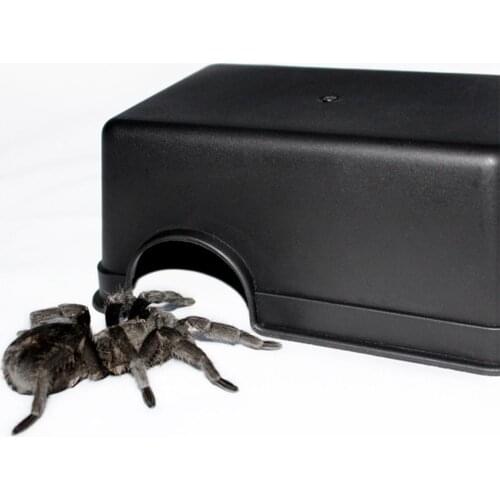 AsyPets Small Reptiles Pets Toys Gecko Snake Shelter House Food Water Bowl Cave Climbing Box