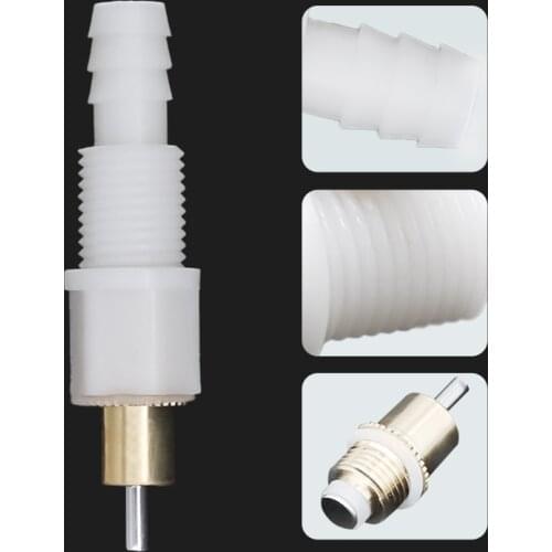 5 Sets Automatic Rabbit Nipple Drinker with Copper Head Long Extended Style for Suspension Fixed In Rabbit Cage Water Equipment