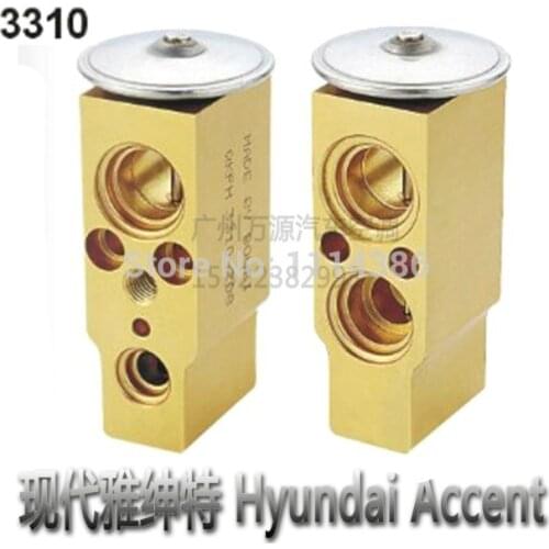 Automotive air conditioning evaporator expansion valve aluminum valve for Hyundai Accent auto / car ac Repair Parts Tools