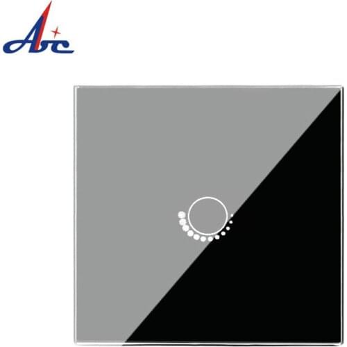 EU 1 Way Dimmer Switch Wall Light Touch 86*86*33mm Screen Switch Wireless 2 Way Smart Home Remote Dimmer Wall Touch Switch