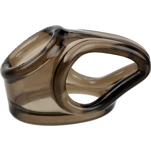 IKOKY Dildo Extender Elastic Cock Rings Scrotal Binding Sex Toys For Men Delay Ejaculation Penis Rings