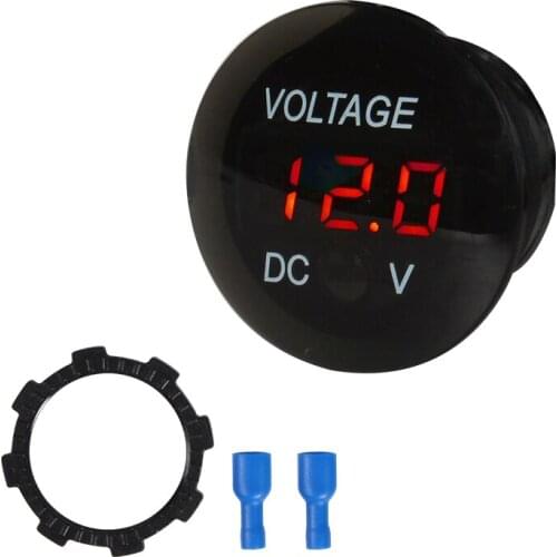 IRV-High-Quality-Caravan Travel Digital Display Voltmeter Short Smooth Type Voltage