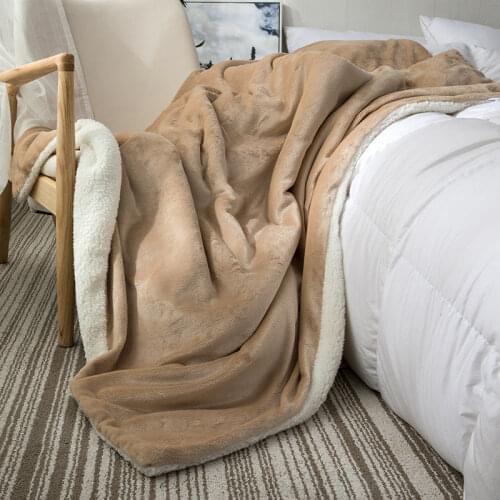 Soft Long Shaggy Throw Blanket Faux Fur Bed Cover Sofa/Bed/ Couch Blanket Fluffy Sherpa Warm Winter Bedspread for Kids Adults