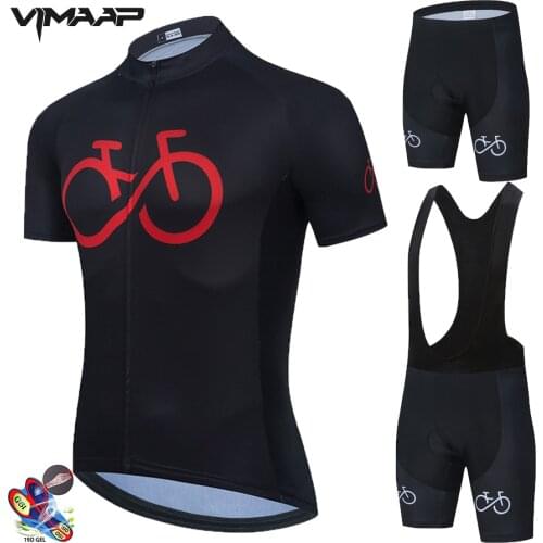 2022 New 2022 Black Cycling Jersey 19D Pad Bib Shorts Bicycle Clothing Cycling Quick Dry Men Pro Cycling Maillot Ciclismo Hombr