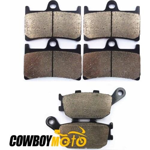 Motorcycle Front & Rear Brake Pads For YAMAHA 600 FZ6 Fazer S2 2007-2009 2008 07 08 09