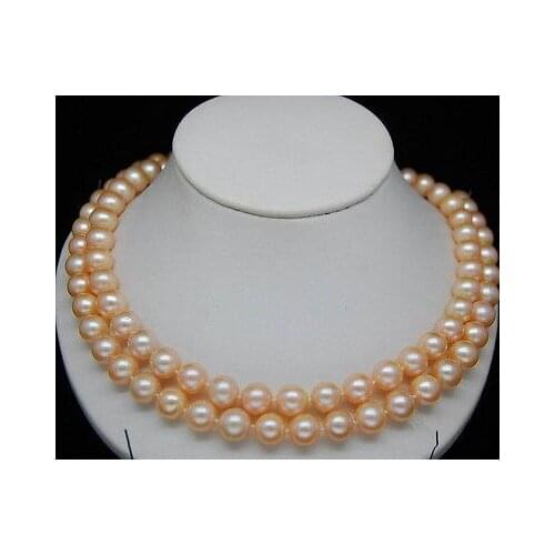 33 INCH AAA 9-10MM Pink SOUTH SEA PEARL NECKLACE