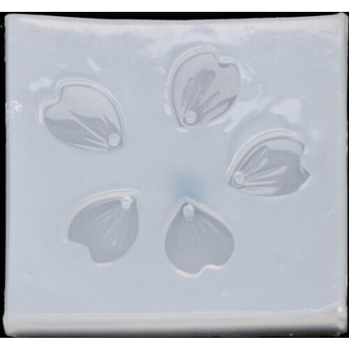 Silicone Mold Cherry Blossom Petal Pendant Mold For DIY Handwork Jewelry Finding