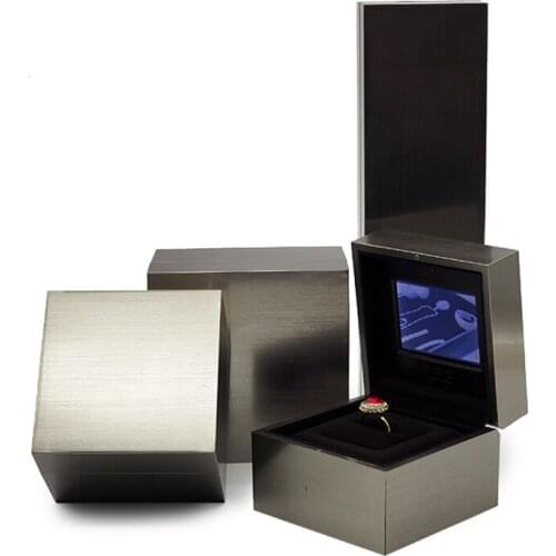 Video and tape)video jewelry boxes and packaging wedding ring case jewelry organizer pendant/bracelet/bangle Christmas gift box