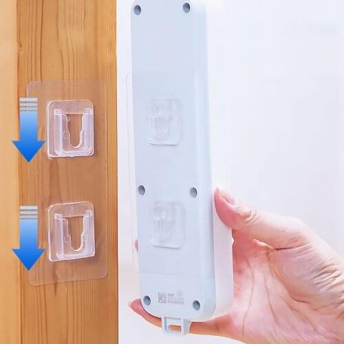 Punch-Free Non-Marking Screw Stickers Wall Picture Hook Invisible Traceless Hardwall Drywall Hanging Hook Kit Socket Hook