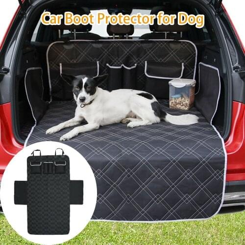 Car Boot Protector for Dog Proof Folding Seat Cover Oxford Protective Cushion Pet Mat Dog Hammock Cat Anti-dirt