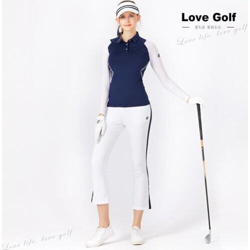 Love golf brand ladies golf leisure suit, moisture-absorbing, quick-drying, anti-wrinkle and anti-ultraviolet