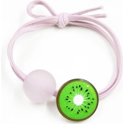 1PCS lovely Fruits Ball Elastic Hair Bands For Women Scrunchie Headband Scrunchy Kids Turban Hair Accessories For Girls 2019 New