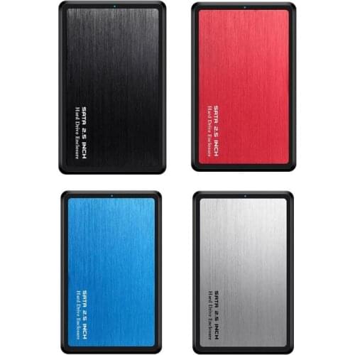 2.5 inch HDD SSD Enclosure USB 3.0 to SATA Aluminum Slide Hard Disk Mobile Case 5Gbps External Storage Accessories