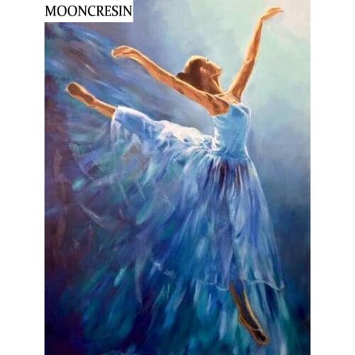 5D Diamond Painting Full Square Dancing Girl Cross Stitch Diy Embroidery Diamond Mosaic Painting Rhinestone Arts Decoration Home