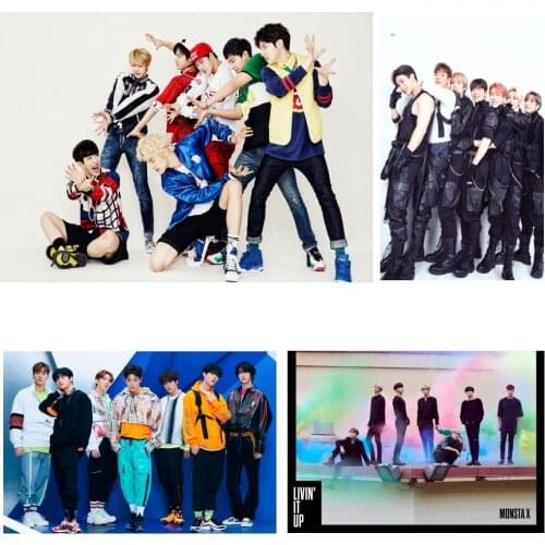 Diamond Painting New Product MONSTA X Poster Korean Band 5D Diamond Inlaid Diamond Embroidery Full Cross Stitch Kits Home Decor