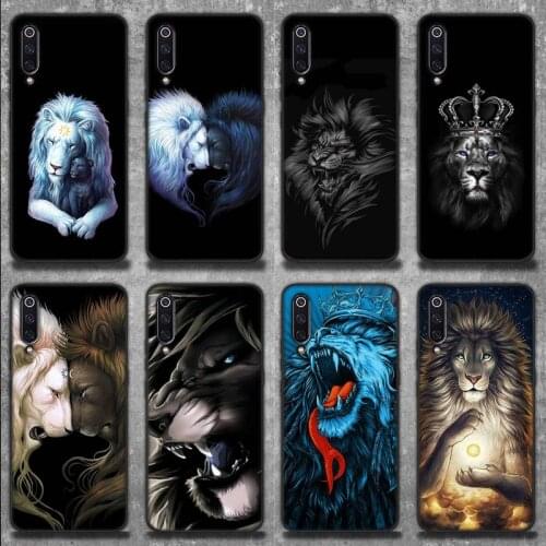 Mystery lion Phone Case for Xiaomi mi 6 6plus 6X 8 9SE 10 Pro mix 2 3 2s MAX2 note 10 lite Pocophone F1