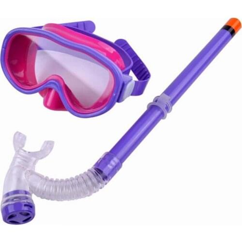 Children Kids Dive Swimming Snorkel Tube Clear Vision Anti-Fog SGoggles