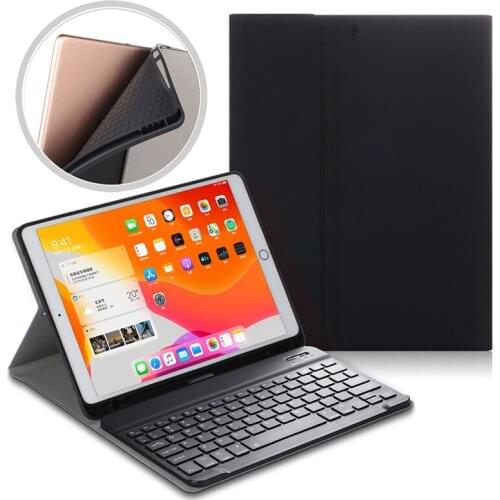 For iPad 10.2 2020 Generation Blutooth Keyboard Case Flip Leather Book Cover For iPad Air 3 Pro 10.5 Cases With Pencil Holder