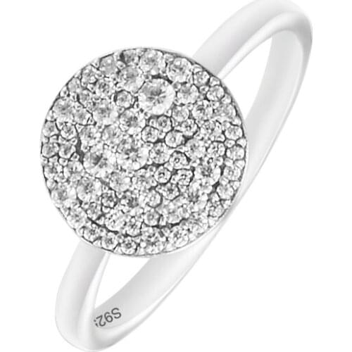 CKK Ring 925 Sterling Silver Classic Elegance Ring Fits for European Jewelry Women Wedding Gift