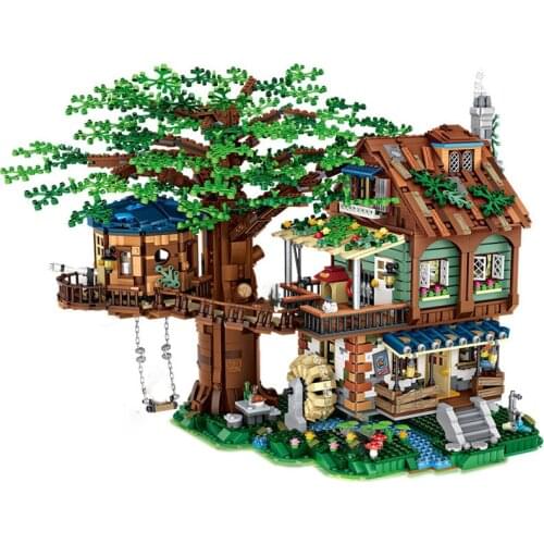 LOZ Magical Tree House 2 In 1 Model Building Blocks Friend Appartement Toy For Girl/Boys Toys For Kids Birthday Christmas Gift