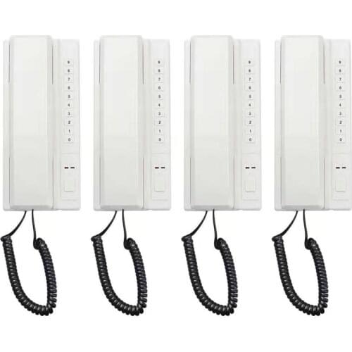 New Wireless Secure Telephone Intercom Interphone Handsets Expandable 4-way for Warehouse Office interphone maison home phone