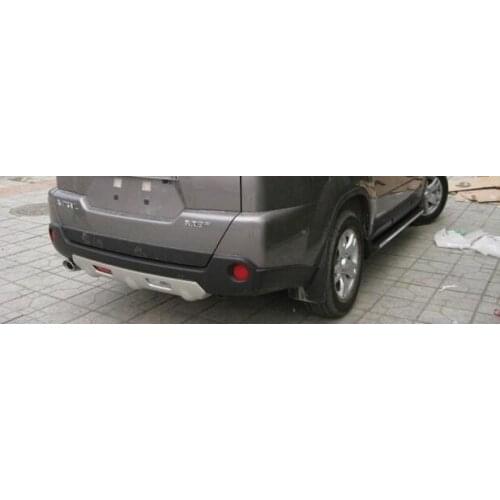 For nissan Rogue X-Trail T31 2008-2013 ABS front + rear bumper bottom guard protector with key hole car-styling accessories