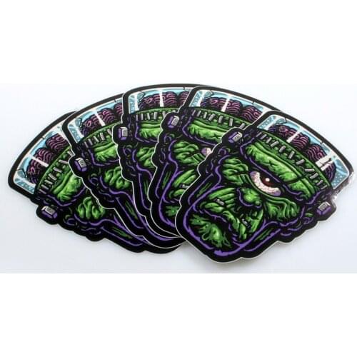 Waterproof plastic pvc laptop skateboard die cut logo custom bumper vinyl sticker ---PX9019