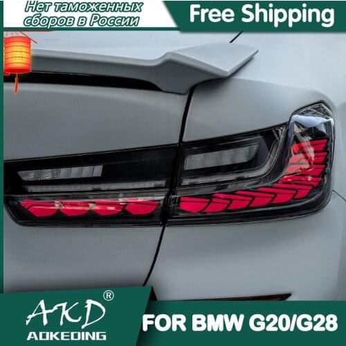 For Car BMW G20 G28 Tail Lamp 2019-2021 Led Fog Lights DRL Day Running Light Tuning Car Accessories 320i 325i M3 Tail Lights